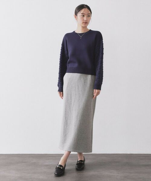 OPAQUE.CLIP / オペーク ドット クリップ ロング・マキシ丈スカート | イージーナロースカート/セットアップ対応【洗濯機OK】 | 詳細2