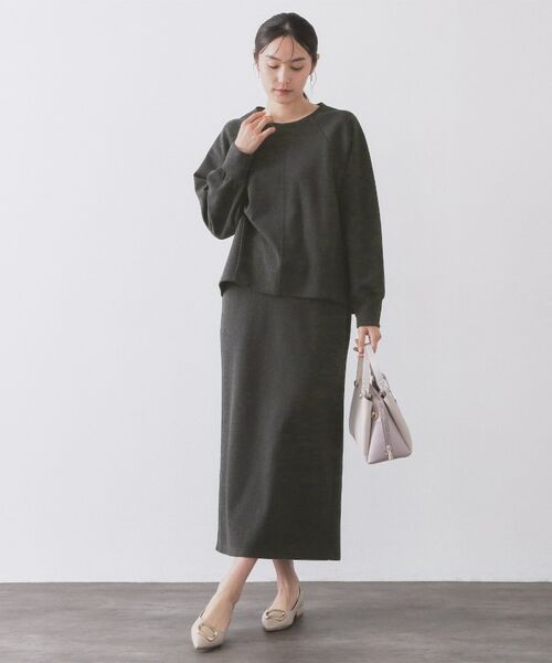 OPAQUE.CLIP / オペーク ドット クリップ ロング・マキシ丈スカート | イージーナロースカート/セットアップ対応【洗濯機OK】 | 詳細6