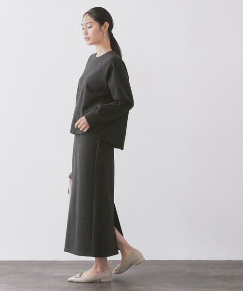 OPAQUE.CLIP / オペーク ドット クリップ ロング・マキシ丈スカート | イージーナロースカート/セットアップ対応【洗濯機OK】 | 詳細7