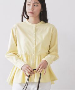 OPAQUE.CLIP / オペーク ドット クリップ シャツ・ブラウス | ペプラムシャツ【洗濯機OK】