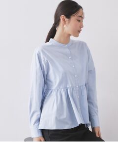OPAQUE.CLIP / オペーク ドット クリップ シャツ・ブラウス | ペプラムシャツ【洗濯機OK】