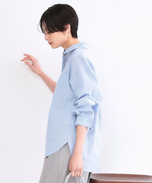 OPAQUE.CLIP / オペーク ドット クリップ シャツ・ブラウス | レギュラーカラーシャツ／ストライプアソート【洗濯機OK】 | 詳細17