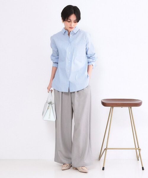 OPAQUE.CLIP / オペーク ドット クリップ シャツ・ブラウス | レギュラーカラーシャツ／ストライプアソート【洗濯機OK】 | 詳細18