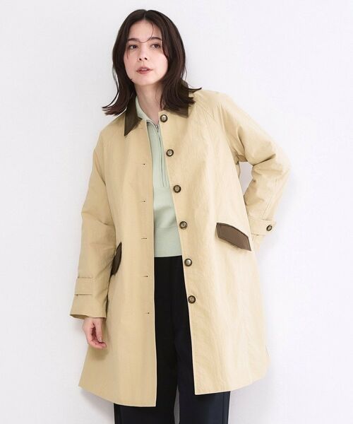 OPAQUE.CLIP / オペーク ドット クリップ ステンカラーコート | 撥水ステンカラーコート【洗える】（ベージュ(052)）