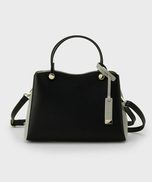 OPAQUE.CLIP / オペーク ドット クリップ ショルダーバッグ | 【2WAY】バイカラーミドルボストンバッグ | 詳細10