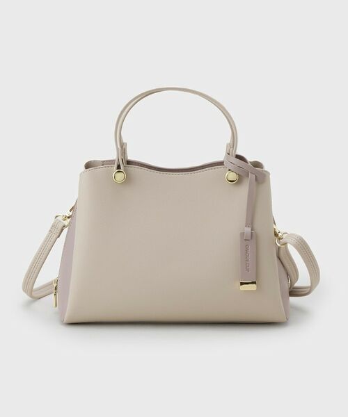 OPAQUE.CLIP / オペーク ドット クリップ ショルダーバッグ | 【2WAY】バイカラーミドルボストンバッグ | 詳細11