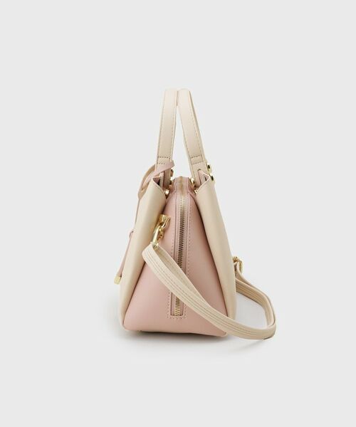 OPAQUE.CLIP / オペーク ドット クリップ ショルダーバッグ | 【2WAY】バイカラーミドルボストンバッグ | 詳細13