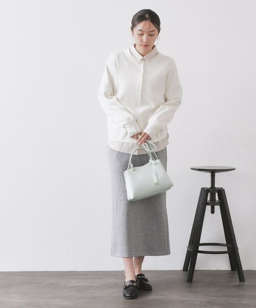 OPAQUE.CLIP / オペーク ドット クリップ ショルダーバッグ | 【2WAY】バイカラーミドルボストンバッグ | 詳細2