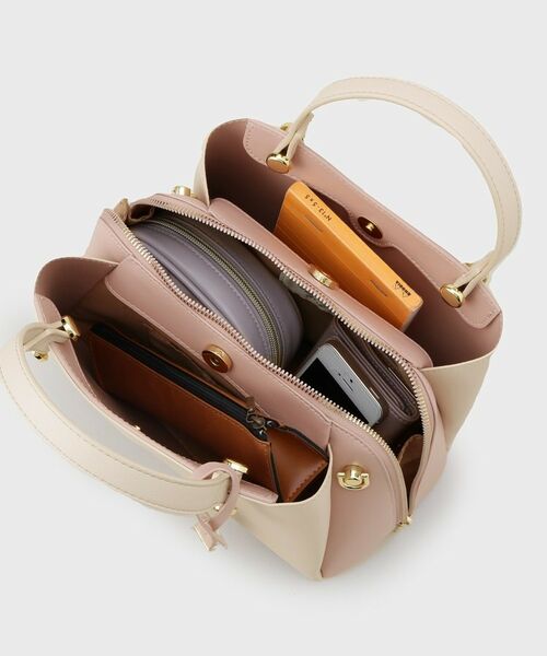 OPAQUE.CLIP / オペーク ドット クリップ ショルダーバッグ | 【2WAY】バイカラーミドルボストンバッグ | 詳細20