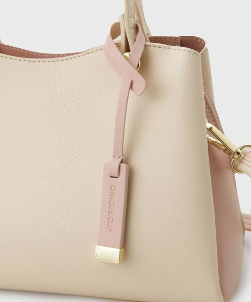 OPAQUE.CLIP / オペーク ドット クリップ ショルダーバッグ | 【2WAY】バイカラーミドルボストンバッグ | 詳細23