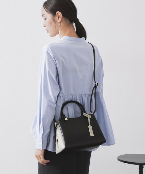 OPAQUE.CLIP / オペーク ドット クリップ ショルダーバッグ | 【2WAY】バイカラーミドルボストンバッグ | 詳細3