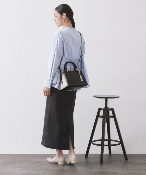 OPAQUE.CLIP / オペーク ドット クリップ ショルダーバッグ | 【2WAY】バイカラーミドルボストンバッグ | 詳細4