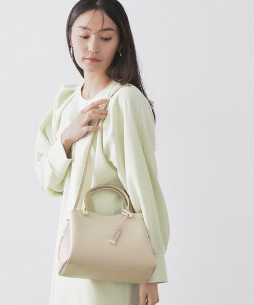 OPAQUE.CLIP / オペーク ドット クリップ ショルダーバッグ | 【2WAY】バイカラーミドルボストンバッグ | 詳細5