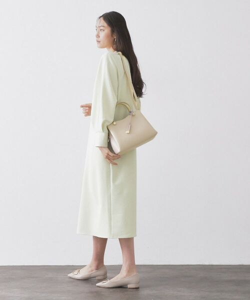 OPAQUE.CLIP / オペーク ドット クリップ ショルダーバッグ | 【2WAY】バイカラーミドルボストンバッグ | 詳細6