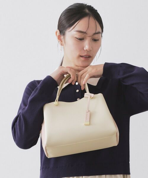 OPAQUE.CLIP / オペーク ドット クリップ ショルダーバッグ | 【2WAY】バイカラーミドルボストンバッグ | 詳細7