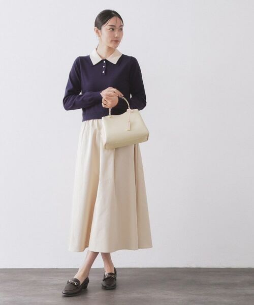 OPAQUE.CLIP / オペーク ドット クリップ ショルダーバッグ | 【2WAY】バイカラーミドルボストンバッグ | 詳細8