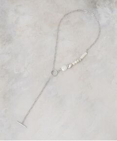 OPAQUE.CLIP / オペーク ドット クリップ ネックレス・ペンダント・チョーカー | パール調ビーズ×メタル チェーンネックレス