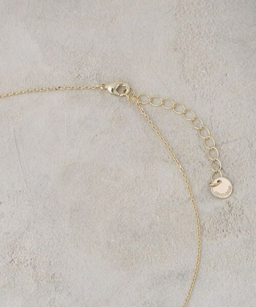 OPAQUE.CLIP / オペーク ドット クリップ ネックレス・ペンダント・チョーカー | 大ぶりメタルしずく×フェイクパール ネックレス | 詳細3