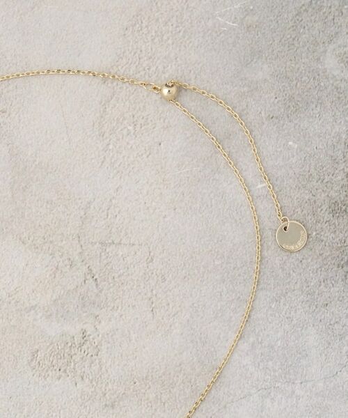 OPAQUE.CLIP / オペーク ドット クリップ ネックレス・ペンダント・チョーカー | メタル×ビジュー3連リング ネックレス | 詳細3