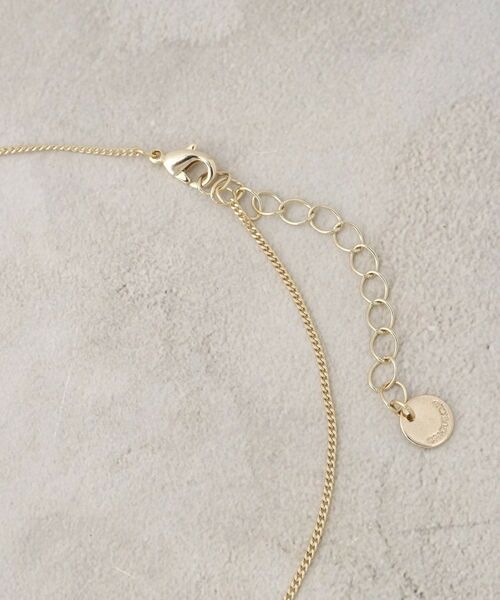 OPAQUE.CLIP / オペーク ドット クリップ ネックレス・ペンダント・チョーカー | メタルオーバル×2連リング ロングネックレス | 詳細3