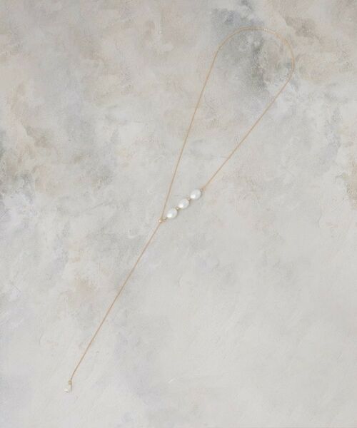 OPAQUE.CLIP / オペーク ドット クリップ ネックレス・ペンダント・チョーカー | 3連パール調ビーズデザインネックレス | 詳細1