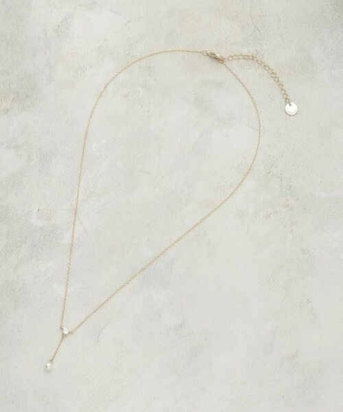 OPAQUE.CLIP / オペーク ドット クリップ ネックレス・ペンダント・チョーカー | 華奢ビジュー×フェイクパール ショートネックレス | 詳細2