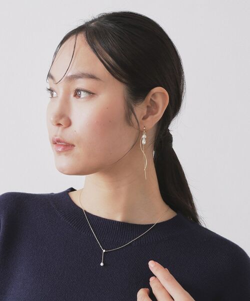 OPAQUE.CLIP / オペーク ドット クリップ ネックレス・ペンダント・チョーカー | 華奢ビジュー×フェイクパール ショートネックレス | 詳細5