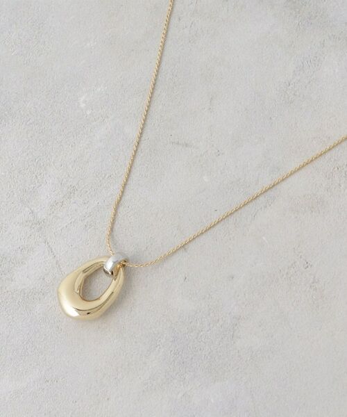 OPAQUE.CLIP / オペーク ドット クリップ ネックレス・ペンダント・チョーカー | メタルカラー スライドネックレス（ゴールド(007)）