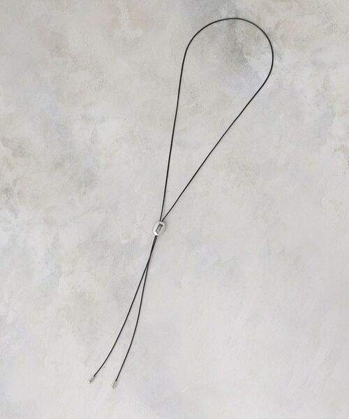 OPAQUE.CLIP / オペーク ドット クリップ ネックレス・ペンダント・チョーカー | メタルパーツ スライドネックレス（シルバー(006)）