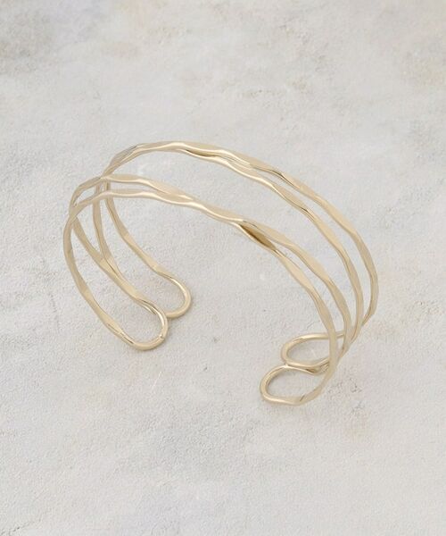 OPAQUE.CLIP / オペーク ドット クリップ ブレスレット・バングル | クロスメタルバングル | 詳細1