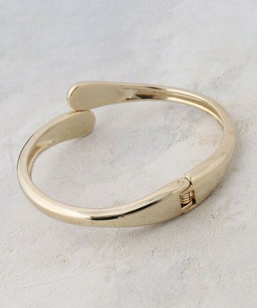 OPAQUE.CLIP / オペーク ドット クリップ ブレスレット・バングル | ニュアンスカーブメタルバングル | 詳細2