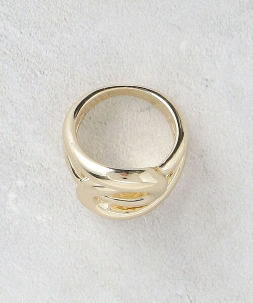 OPAQUE.CLIP / オペーク ドット クリップ リング | クロスオーバルメタルリング | 詳細3