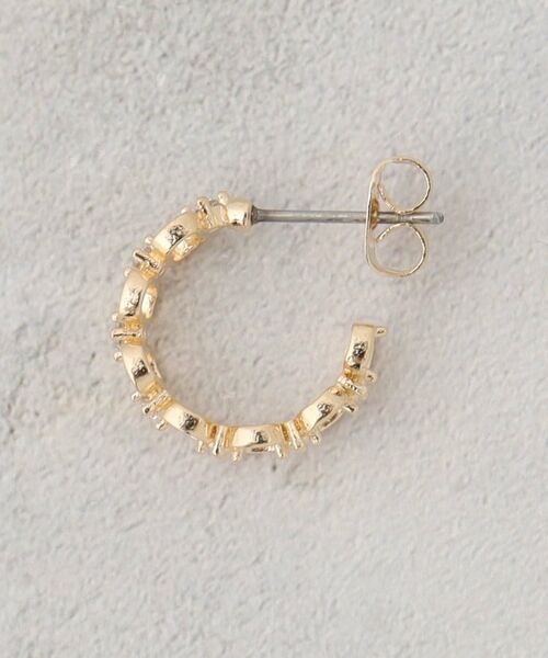 OPAQUE.CLIP / オペーク ドット クリップ ピアス・イヤリング | メタル×キュービックサークルピアス | 詳細3