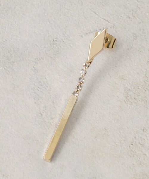 OPAQUE.CLIP / オペーク ドット クリップ ピアス・イヤリング | ダイヤシェイプメタル×ビジュー ピアス | 詳細2