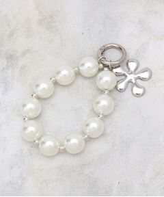 OPAQUE.CLIP / オペーク ドット クリップ キーホルダー・ストラップ | フラワーパーツ付きチャーム