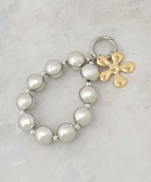 OPAQUE.CLIP / オペーク ドット クリップ キーホルダー・ストラップ | フラワーパーツ付きチャーム | 詳細1