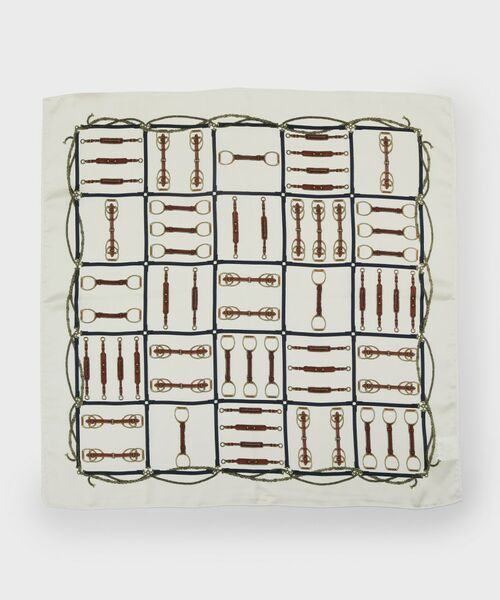 OPAQUE.CLIP / オペーク ドット クリップ バンダナ・スカーフ | 中判柄アソートスカーフ（オフホワイト(003)）