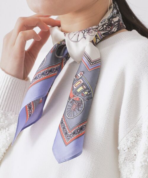 OPAQUE.CLIP / オペーク ドット クリップ バンダナ・スカーフ | 大判柄アソートスカーフ | 詳細4