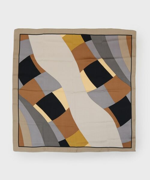 OPAQUE.CLIP / オペーク ドット クリップ バンダナ・スカーフ | 大判柄アソートスカーフ（ベージュ(352)）