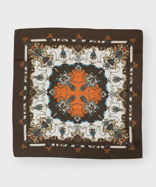 OPAQUE.CLIP / オペーク ドット クリップ バンダナ・スカーフ | 大判柄アソートスカーフ（ブラウン(244)）