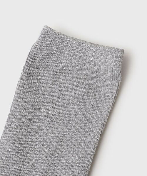 OPAQUE.CLIP / オペーク ドット クリップ ソックス | リブ入りラメソックス | 詳細2