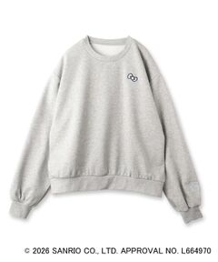 OPAQUE.CLIP / オペーク ドット クリップ スウェット | ◆【ハローキティ】ワンポイント刺しゅう入り裏毛プルオーバー