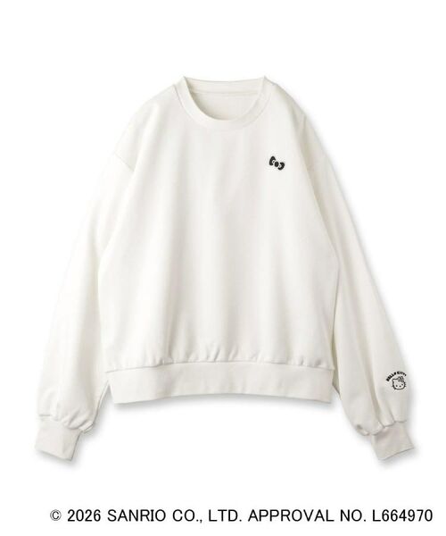 OPAQUE.CLIP / オペーク ドット クリップ スウェット | ◆【ハローキティ】ワンポイント刺しゅう入り裏毛プルオーバー | 詳細1