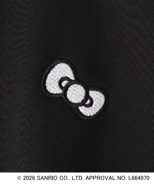 OPAQUE.CLIP / オペーク ドット クリップ スウェット | ◆【ハローキティ】ワンポイント刺しゅう入り裏毛プルオーバー | 詳細10