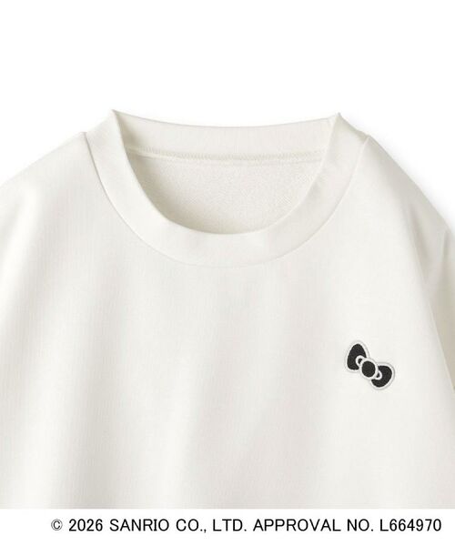 OPAQUE.CLIP / オペーク ドット クリップ スウェット | ◆【ハローキティ】ワンポイント刺しゅう入り裏毛プルオーバー | 詳細3