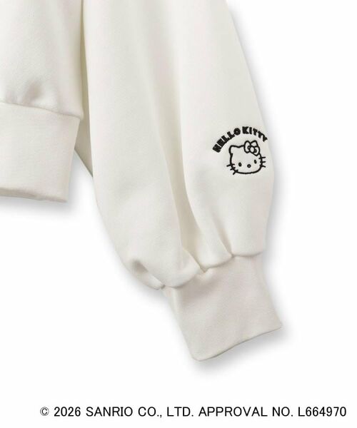 OPAQUE.CLIP / オペーク ドット クリップ スウェット | ◆【ハローキティ】ワンポイント刺しゅう入り裏毛プルオーバー | 詳細4