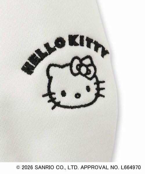OPAQUE.CLIP / オペーク ドット クリップ スウェット | ◆【ハローキティ】ワンポイント刺しゅう入り裏毛プルオーバー | 詳細7