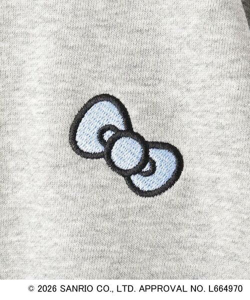 OPAQUE.CLIP / オペーク ドット クリップ スウェット | ◆【ハローキティ】ワンポイント刺しゅう入り裏毛プルオーバー | 詳細8