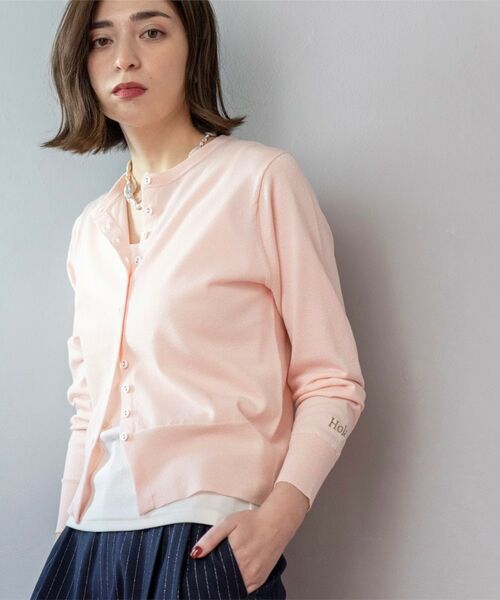 OPAQUE.CLIP / オペーク ドット クリップ カーディガン・ボレロ | 多ボタン 袖口刺繍クルーネックカーディガン | 詳細29