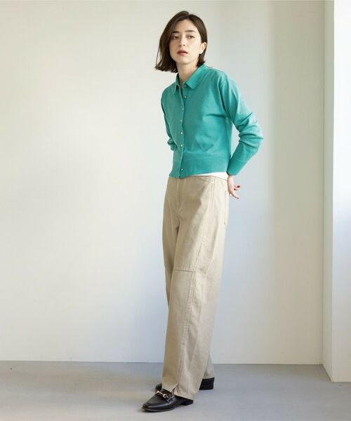 OPAQUE.CLIP / オペーク ドット クリップ カーディガン・ボレロ | ポロネックカーディガン | 詳細11